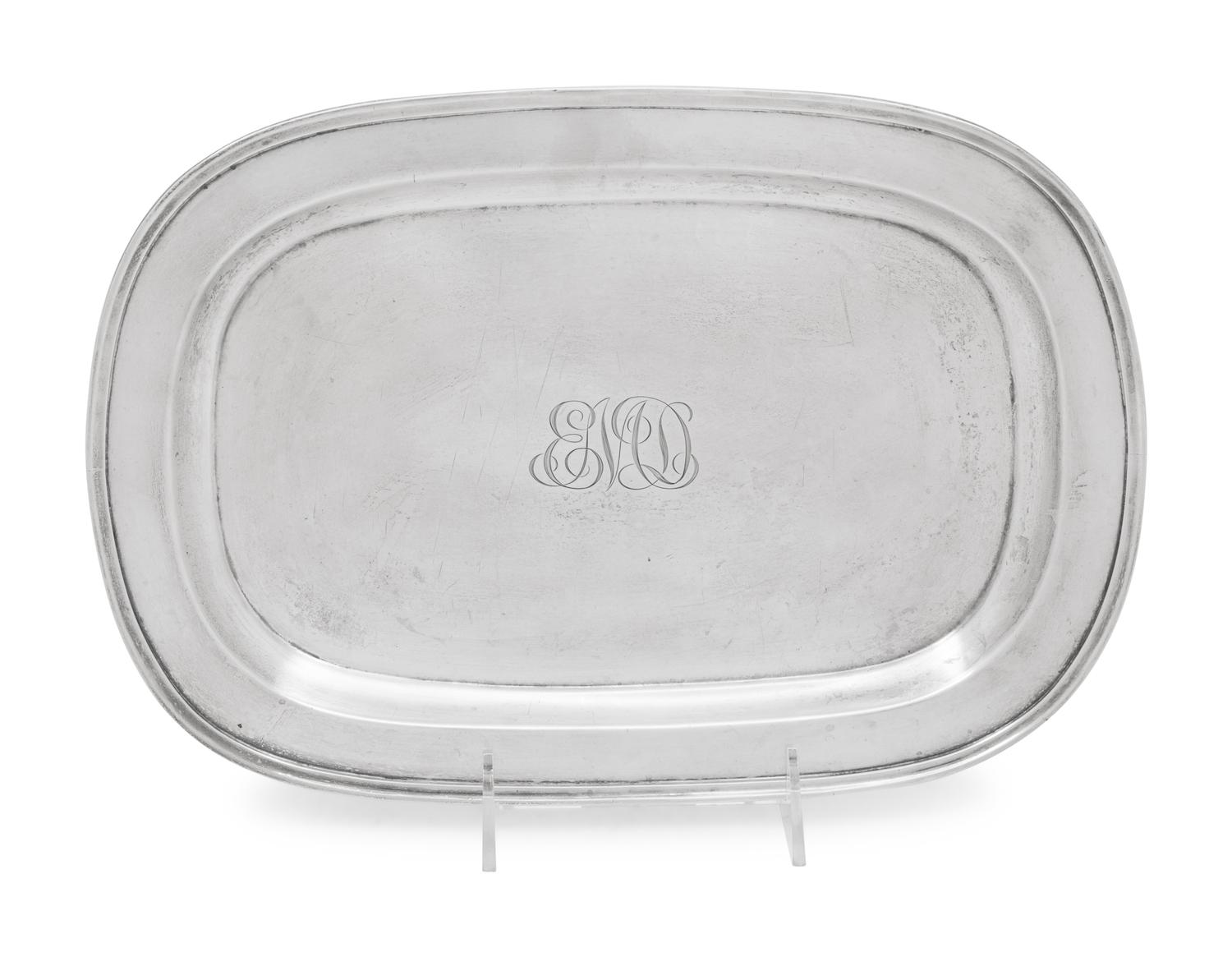 An American Silver Serving Tray