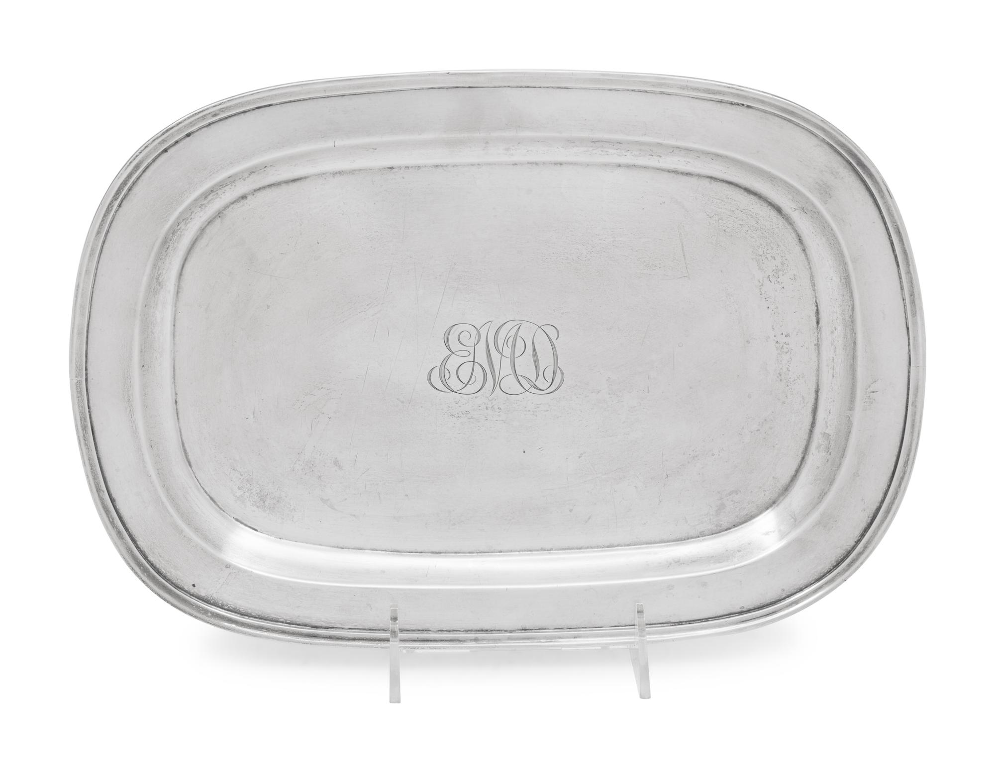 An American Silver Serving Tray