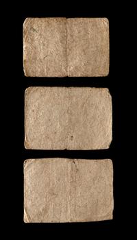 [VIRGINIA COLONY] A Group of Three Notes