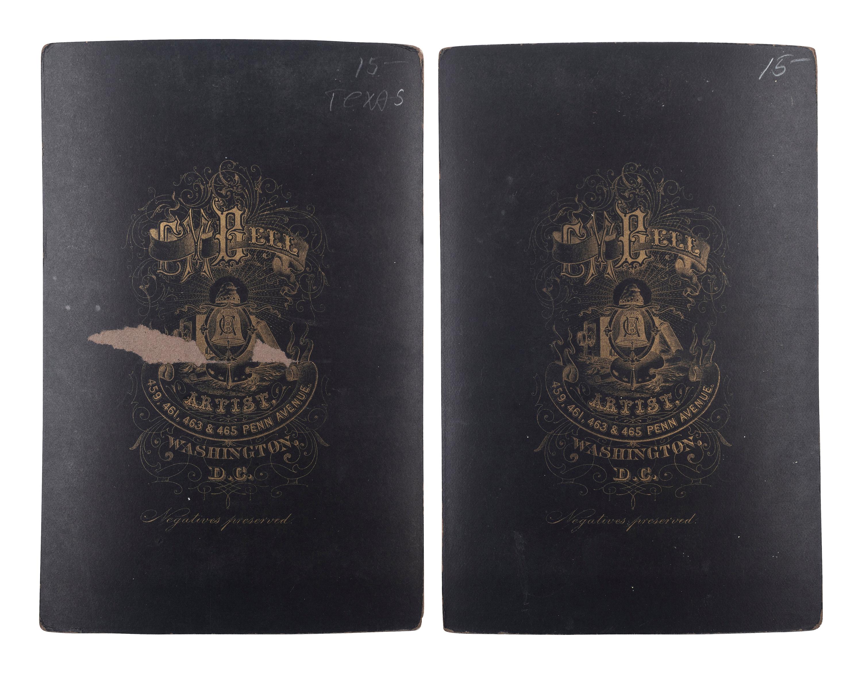 [TEXAS]. A group of 5 cabinet cards featuring Texas governors, and other notables, including: