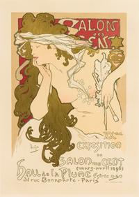 Alphonse Mucha, (Czech, 1860-1939), Salon des Cents (from Les Maitres de l'Affiche