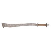 19th Century Nepalese or Bangali Ram Dao Sacrificial Sword