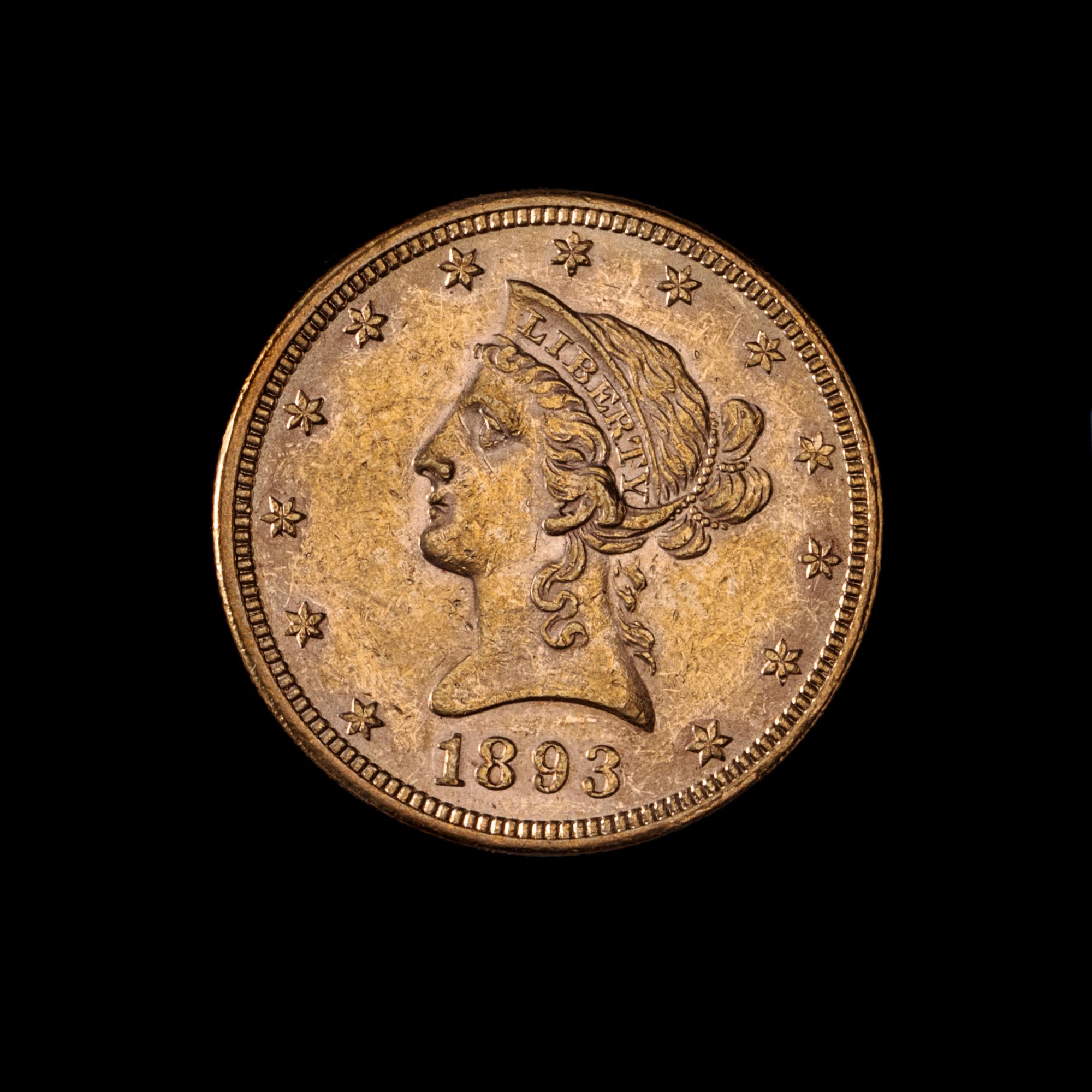 A United States 1893 Liberty Head $10 Gold Coin