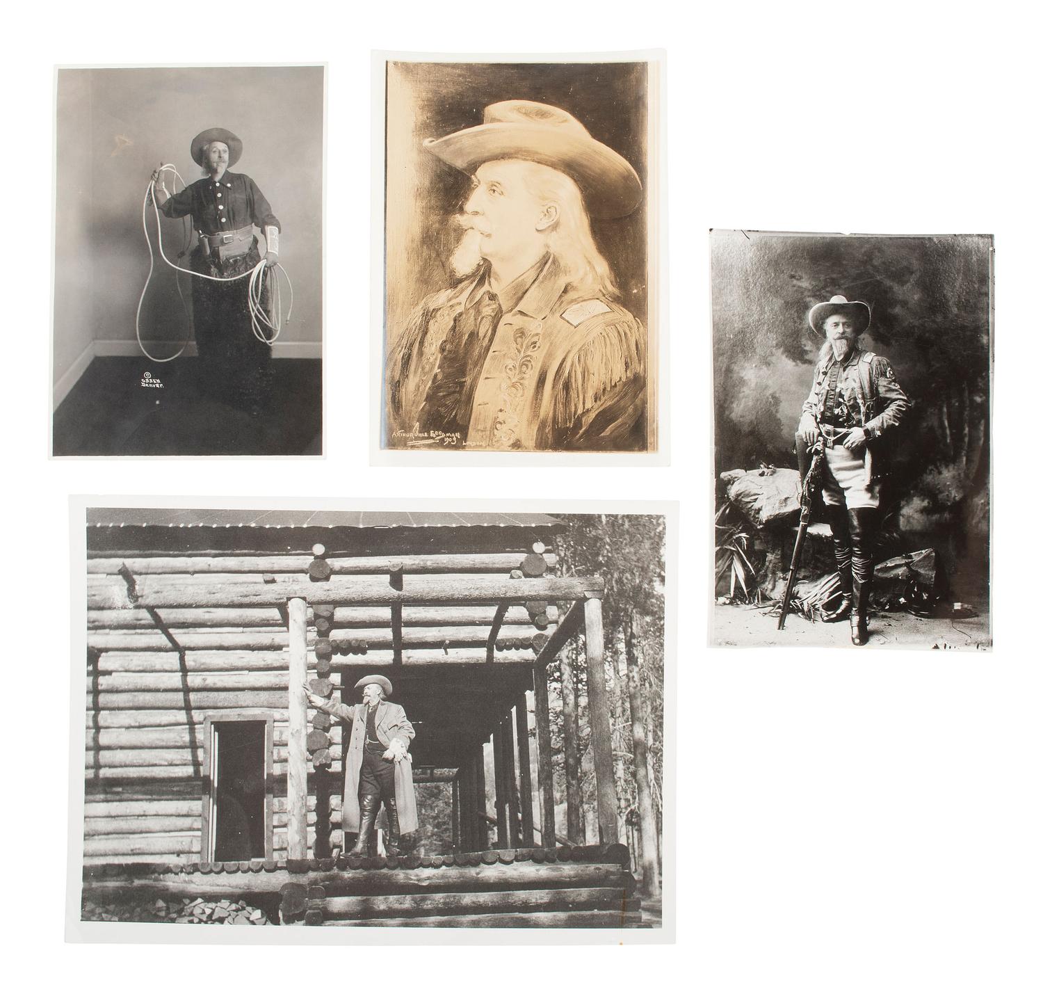 [WILD WEST SHOWS]. Photographs, books, and other ephemera associated with "Buffalo Bill" Cody.