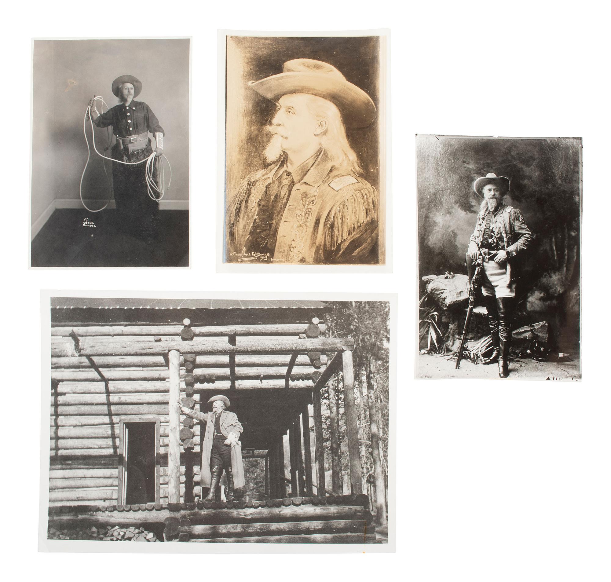 [WILD WEST SHOWS]. Photographs, books, and other ephemera associated with "Buffalo Bill" Cody.