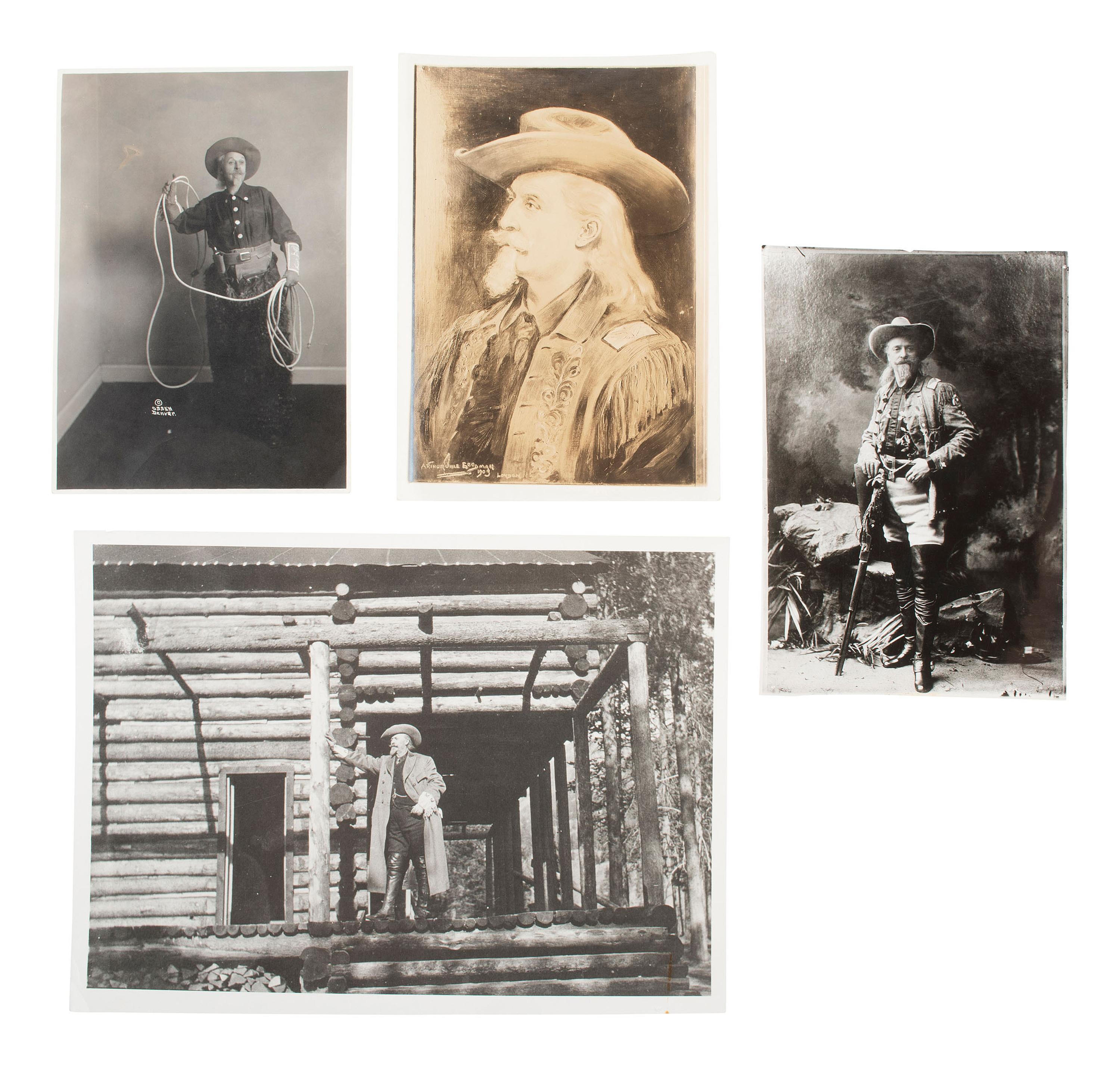 [WILD WEST SHOWS]. Photographs, books, and other ephemera associated with "Buffalo Bill" Cody.