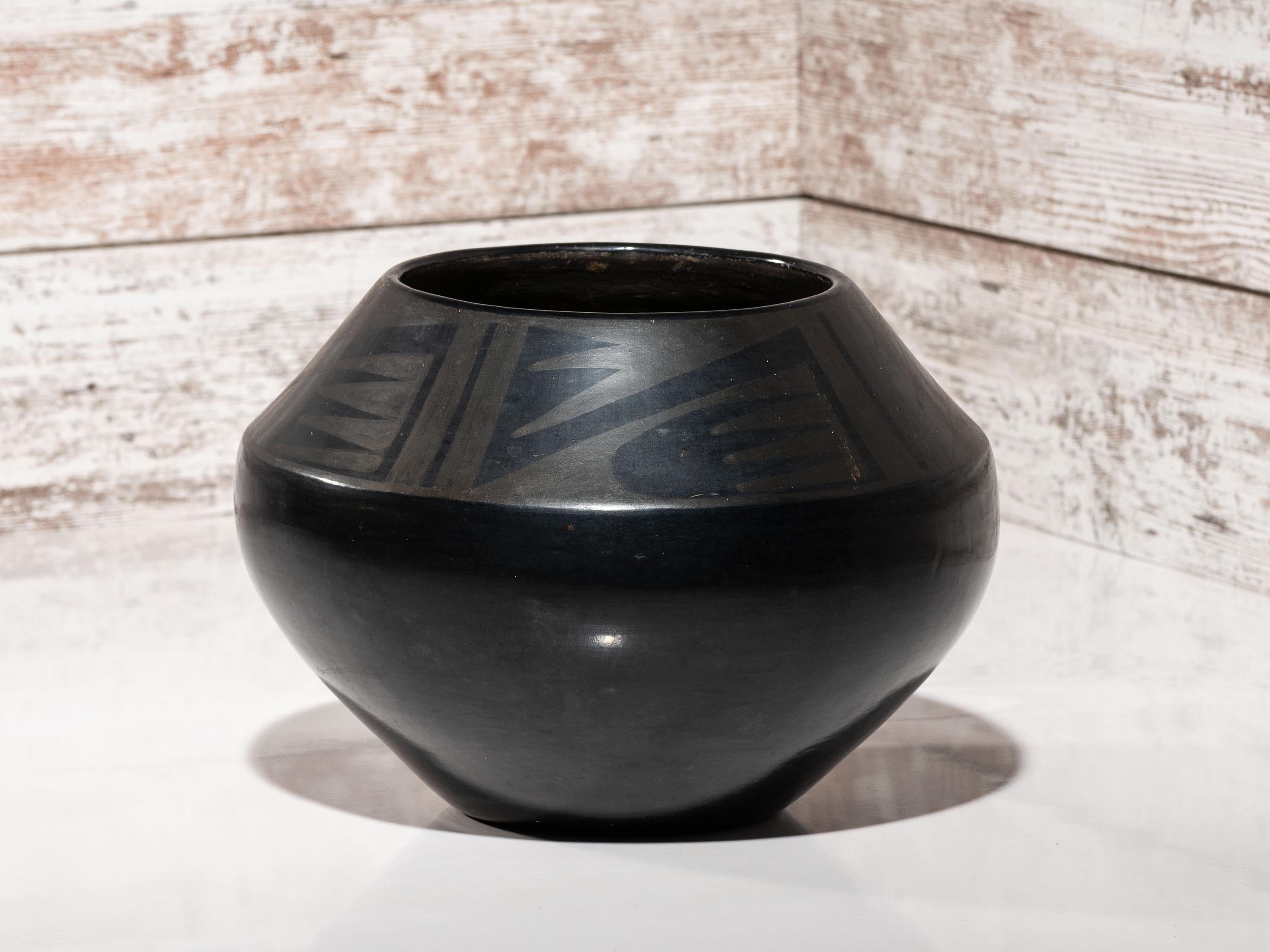 Blackware Pottery Bowl 1925-1943