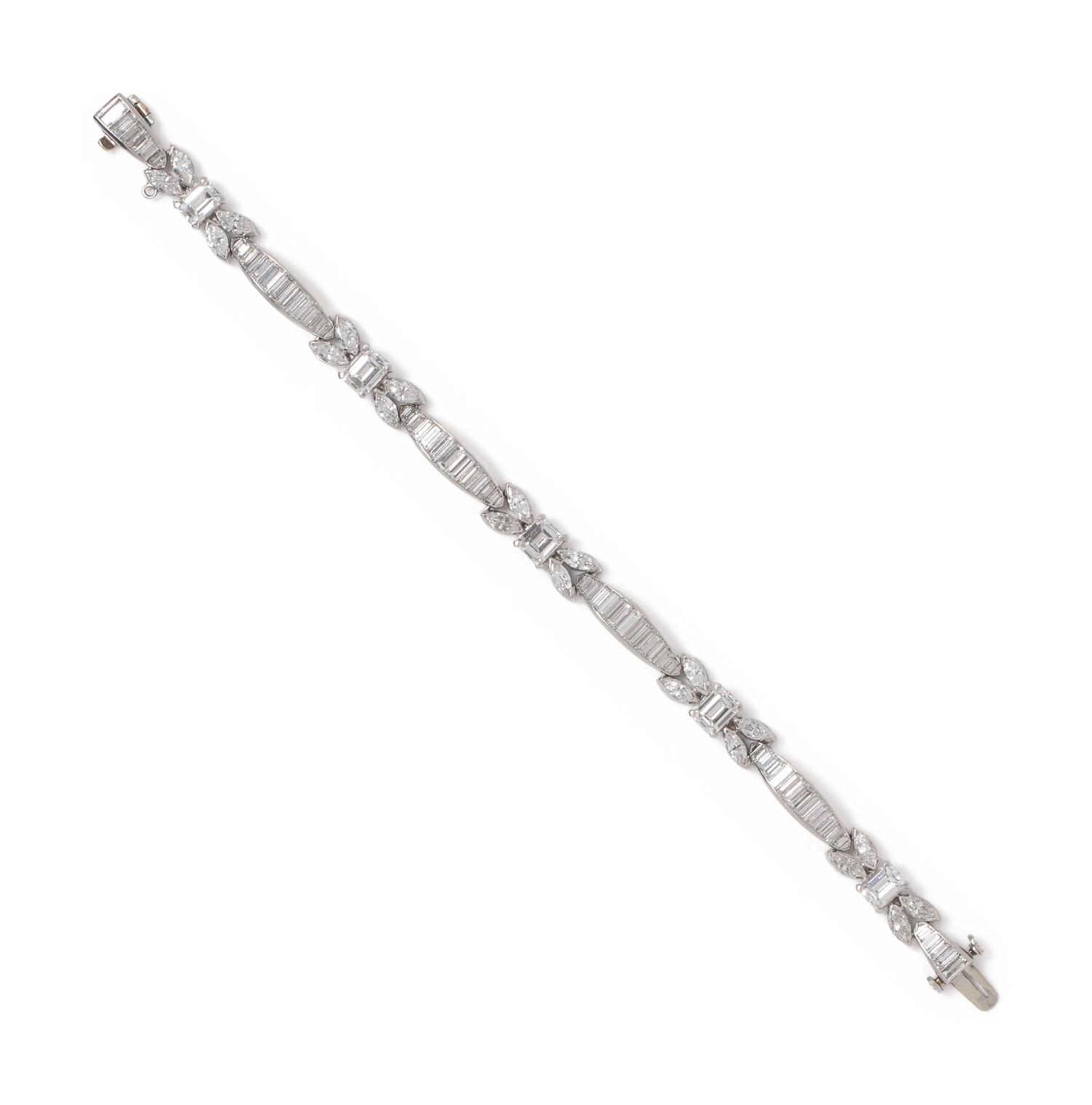 DIAMOND AND PLATINUM BRACELET