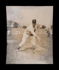 A Group of 1950s Comiskey Park Chicago White Sox Signed Type One Photographs and Ephemera Including Nellie Fox Signed Photograph,