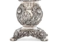 A Pair of Tiffany & Co. Sterling Silver Chrysanthemum Tazza