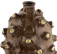 Two Marvin Bailey (South Carolina, 20th Century) Stoneware "Eye" Jugs