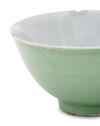 Two Chinese Celadon Glazed Porcelain Vessels