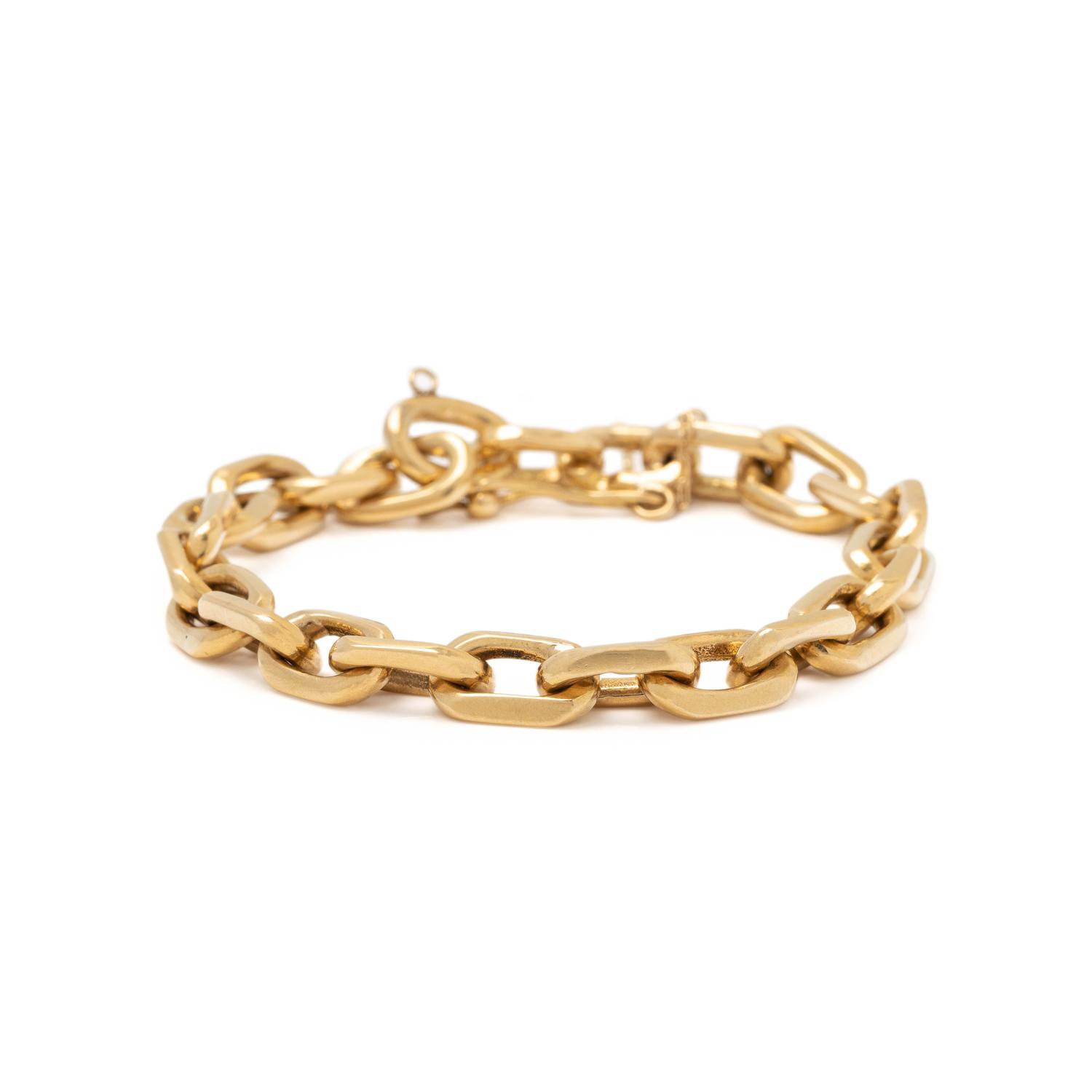 FRENCH, YELLOW GOLD BRACELET