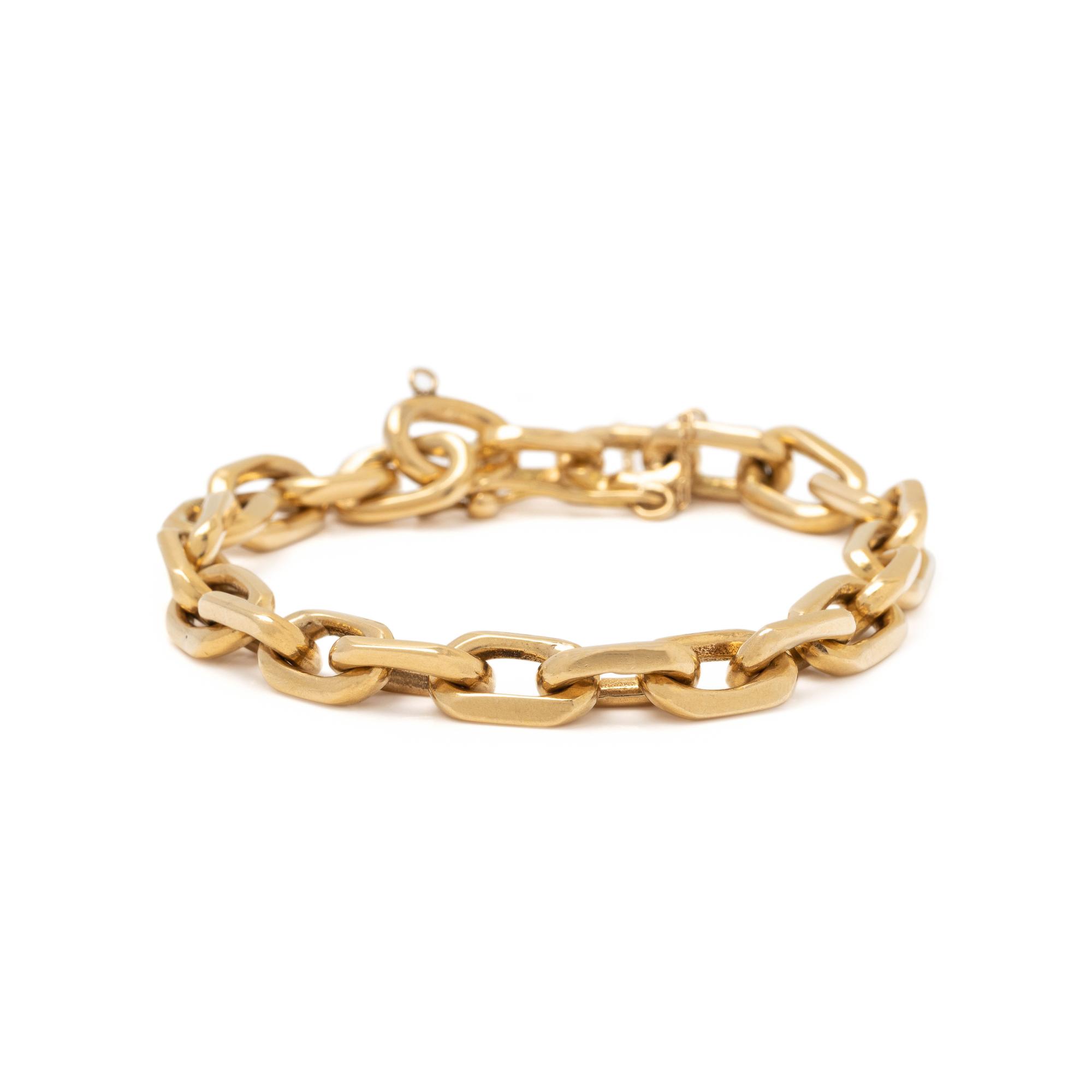 FRENCH, YELLOW GOLD BRACELET