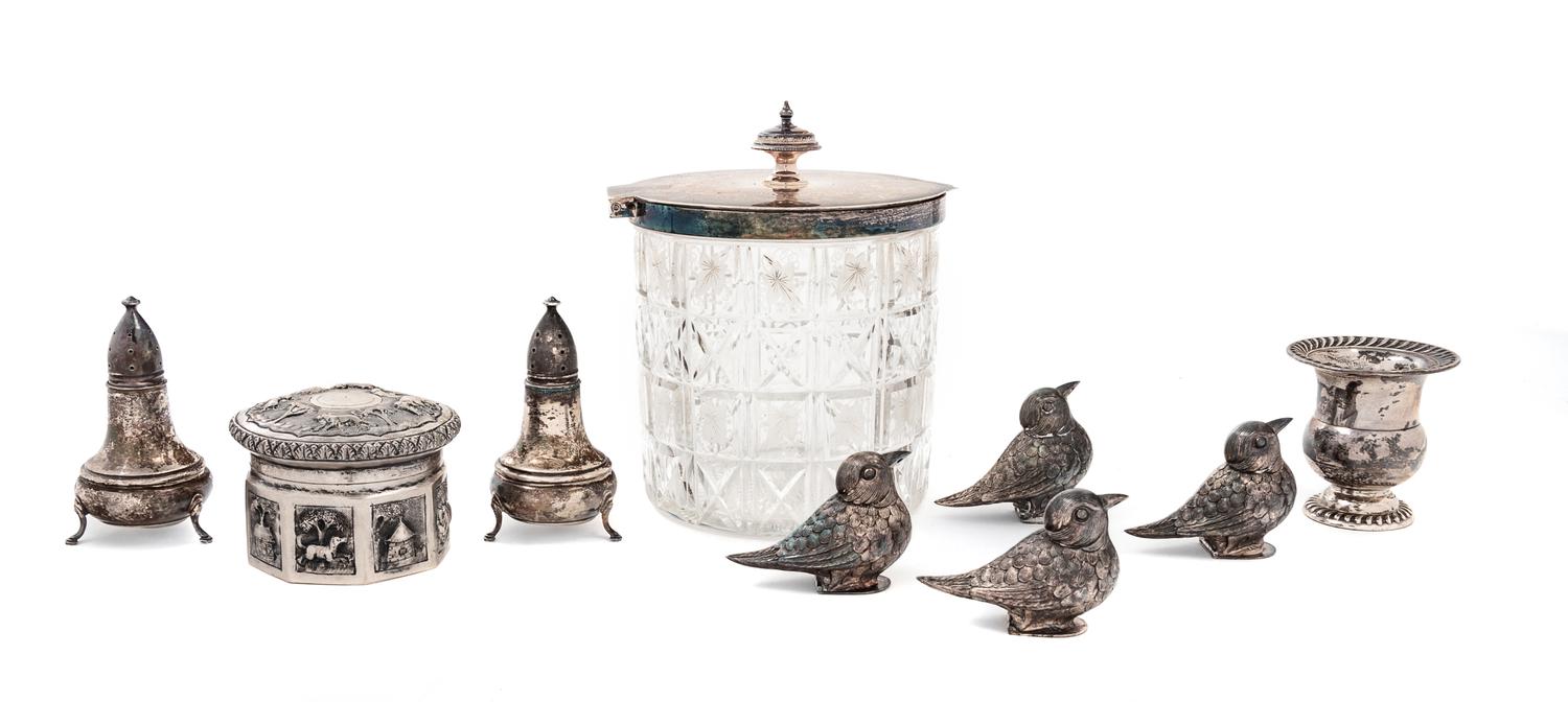 A Group of Silver and Silver-Plate Articles