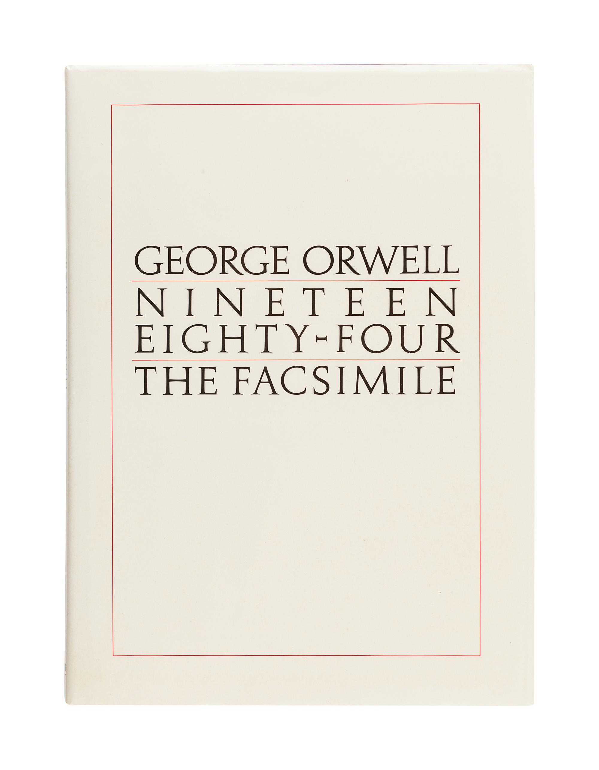 [ORWELL, George (1903-1950) - AMERICAN EDITIONS]. A group of 3 works, comprising: