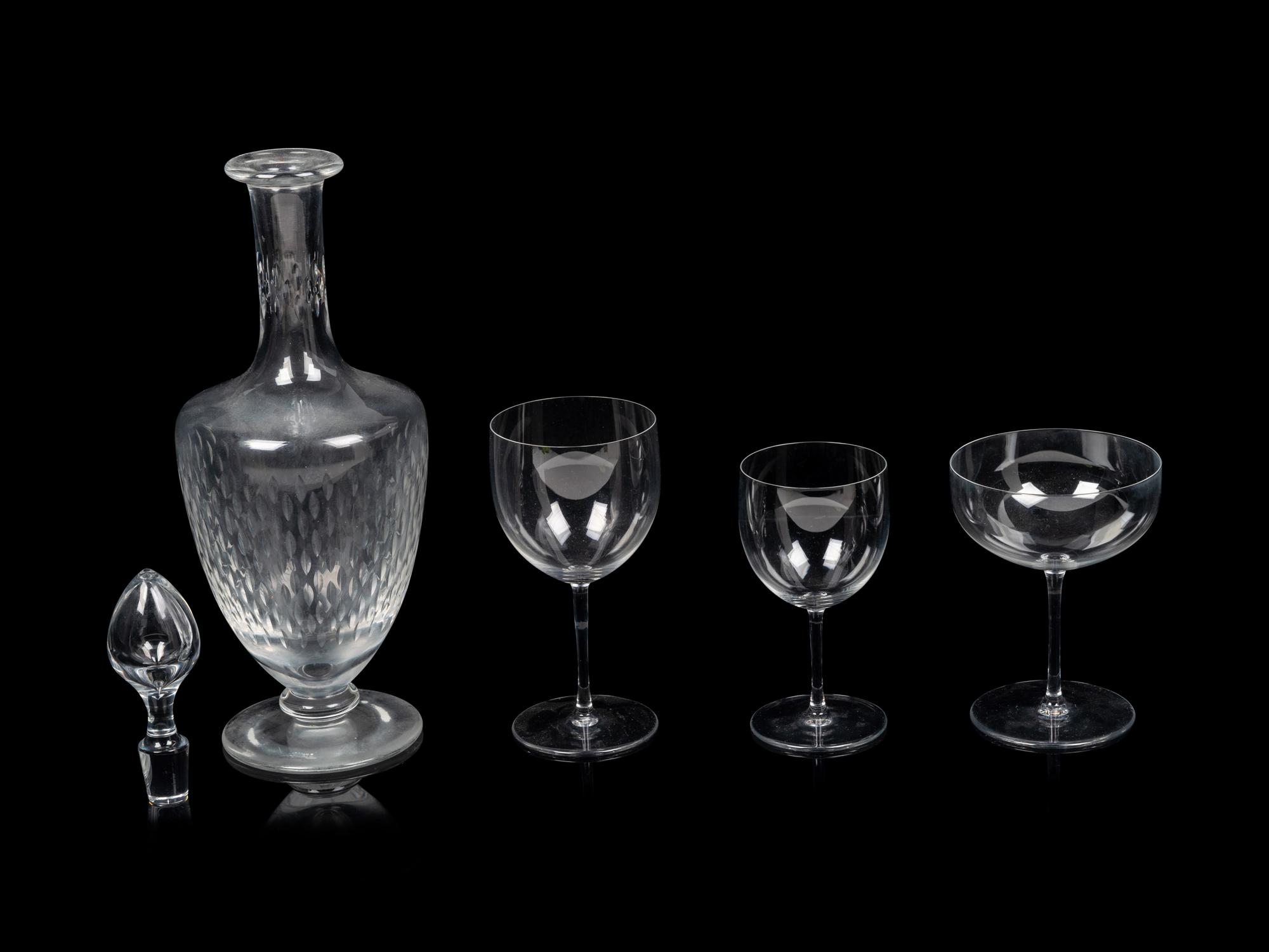 A Baccarat Stemware Service