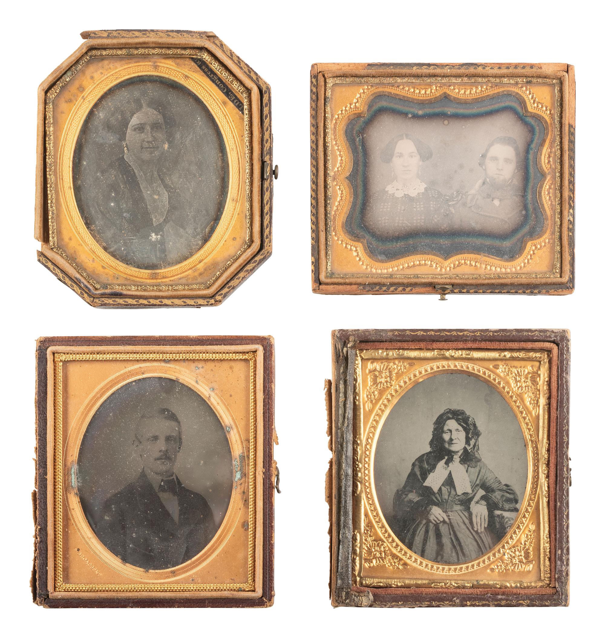 [EARLY PHOTOGRAPHY]. 27 assorted cased images.