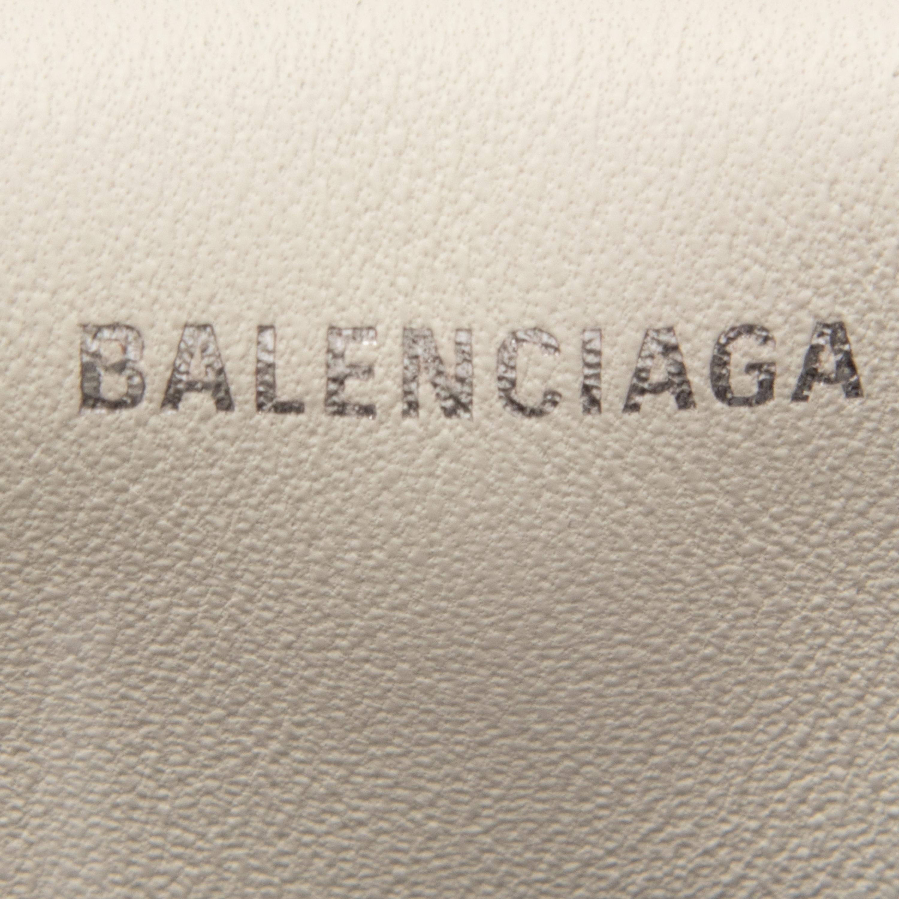 BALENCIAGA, FAUX FUR CRUSH BAG