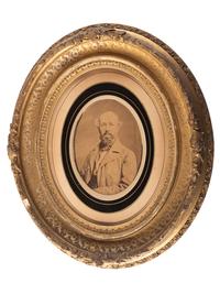 [MILITARIA]. Brigadier General Lansing B. Swan archive incl. New York militia frock coat, belt, epaulettes, and daguerreotype.