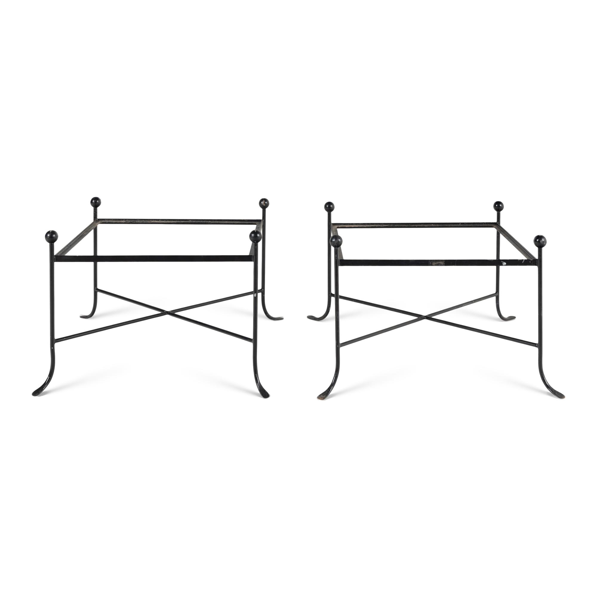 A Painted Metal Fifteen-Piece Garden Suite