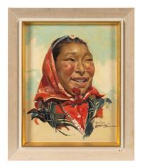 Eskimo Girl, Povungnetuk , 1953