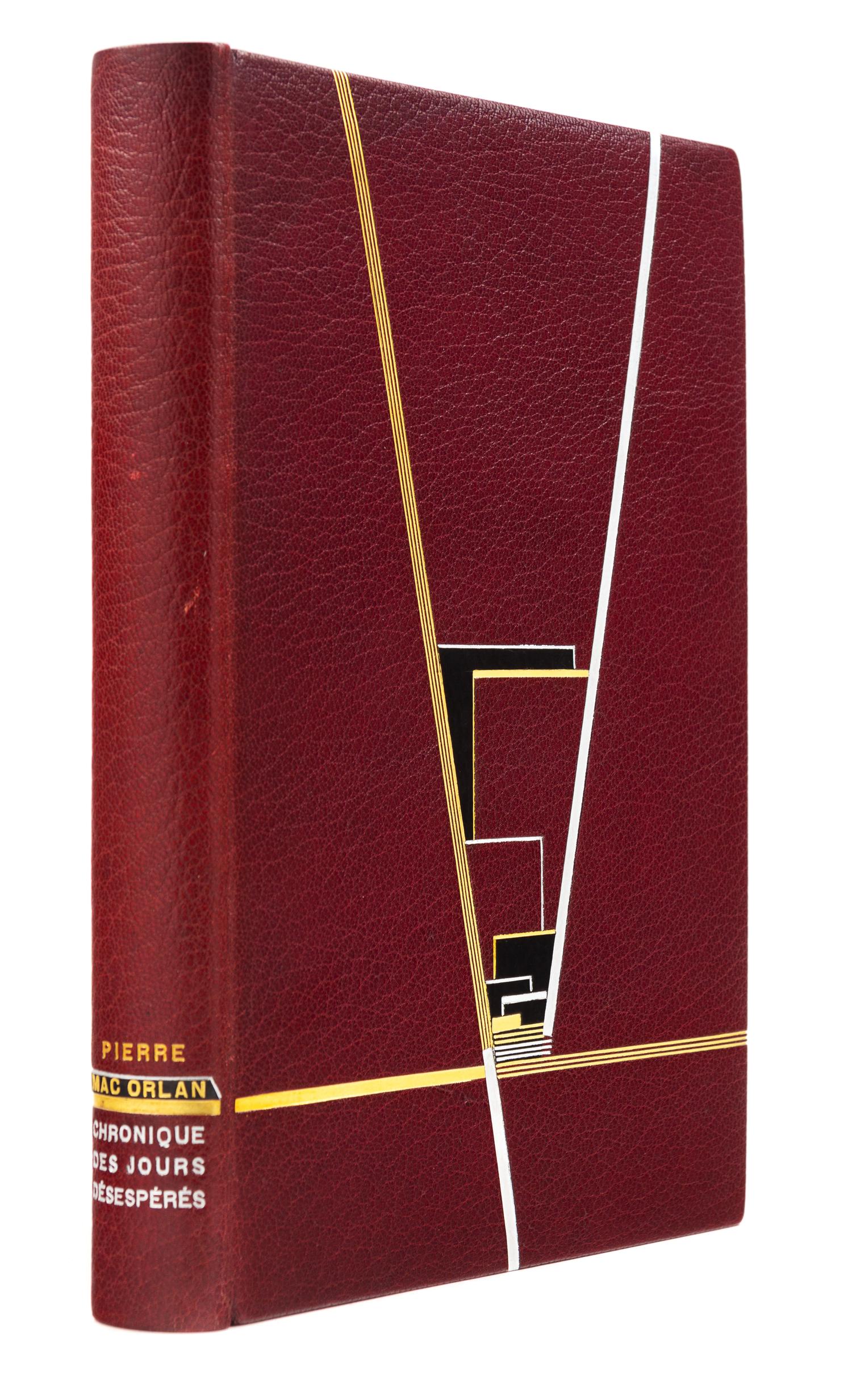 [BINDINGS]. [LÉOTARD, GENEVIÈVE - BINDER]. A group of 2 works in fine Art Deco bindings by Léotard.