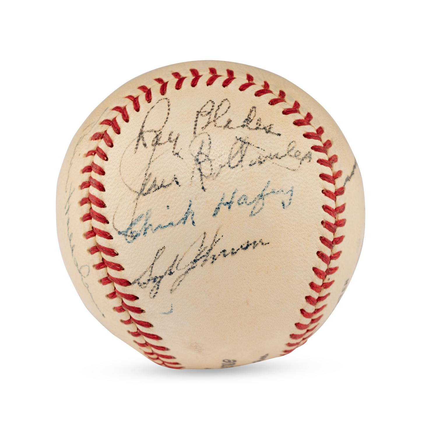 A 1926 St. Louis Cardinals Reunion Multi Signed Baseball Featuring Multiple Hall of Famers (JSA Letter of Authenticity)
