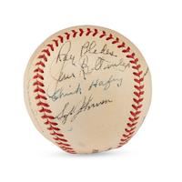 A 1926 St. Louis Cardinals Reunion Multi Signed Baseball Featuring Multiple Hall of Famers (JSA Letter of Authenticity)