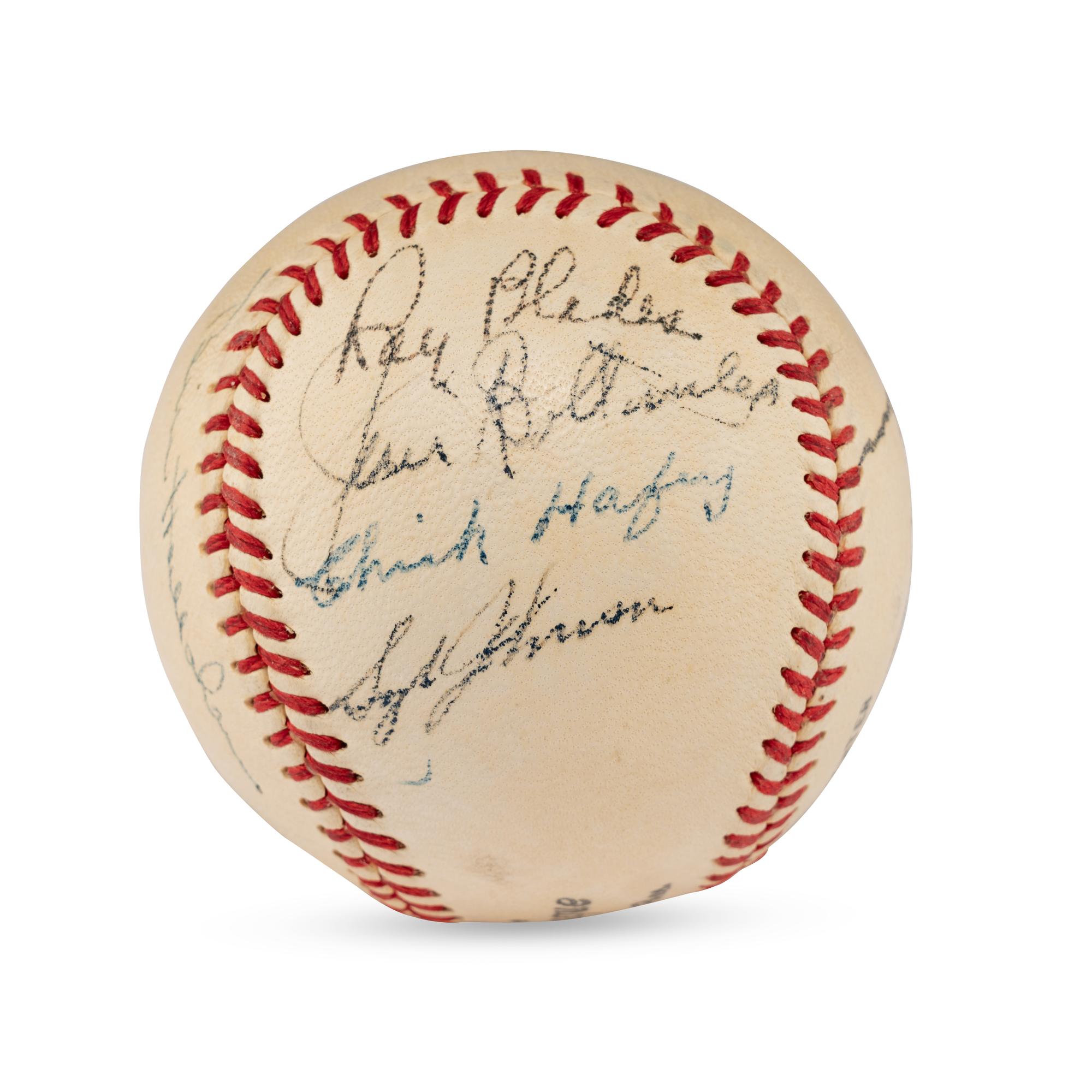 A 1926 St. Louis Cardinals Reunion Multi Signed Baseball Featuring Multiple Hall of Famers (JSA Letter of Authenticity)