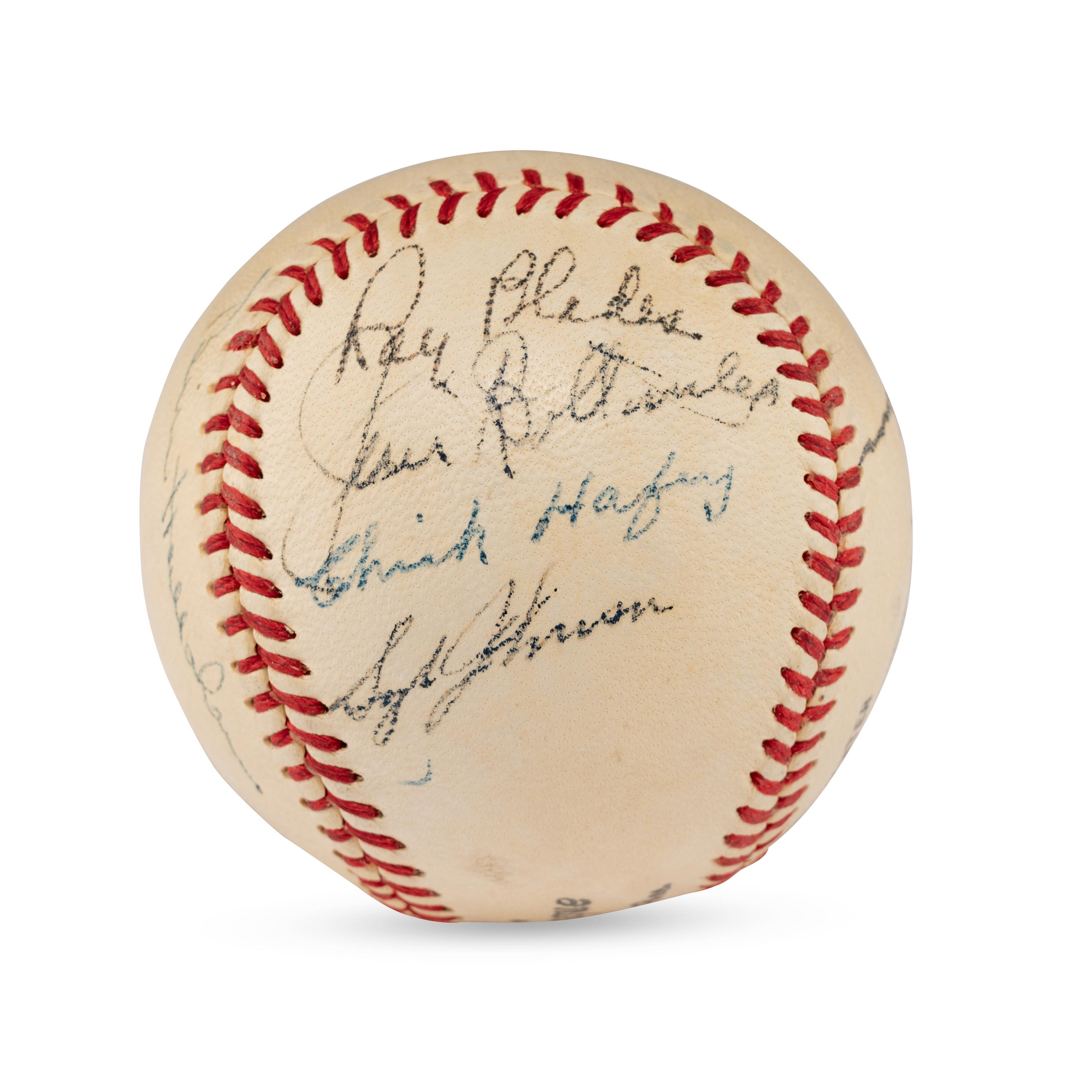 A 1926 St. Louis Cardinals Reunion Multi Signed Baseball Featuring Multiple Hall of Famers (JSA Letter of Authenticity)