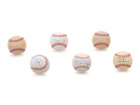 A Group of Six Chicago Blackhawks Hall of Famers Signed Autograph Baseballs Including Tony Esposito, Bobby Hull, Stan Mikita, Pierre Pilote, Chris Chelios and Denis Savard (BAS Beckett Authentication Services Certified),