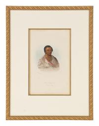A Group of Five McKenney & Hall and George Catlin Prints