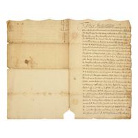 [Americana] Jay, John. Autograph Document, signed.