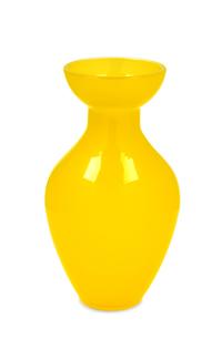 A Steuben Yellow Vase Height of tallest 8 1/4 inches. — 20TH CENTURY
