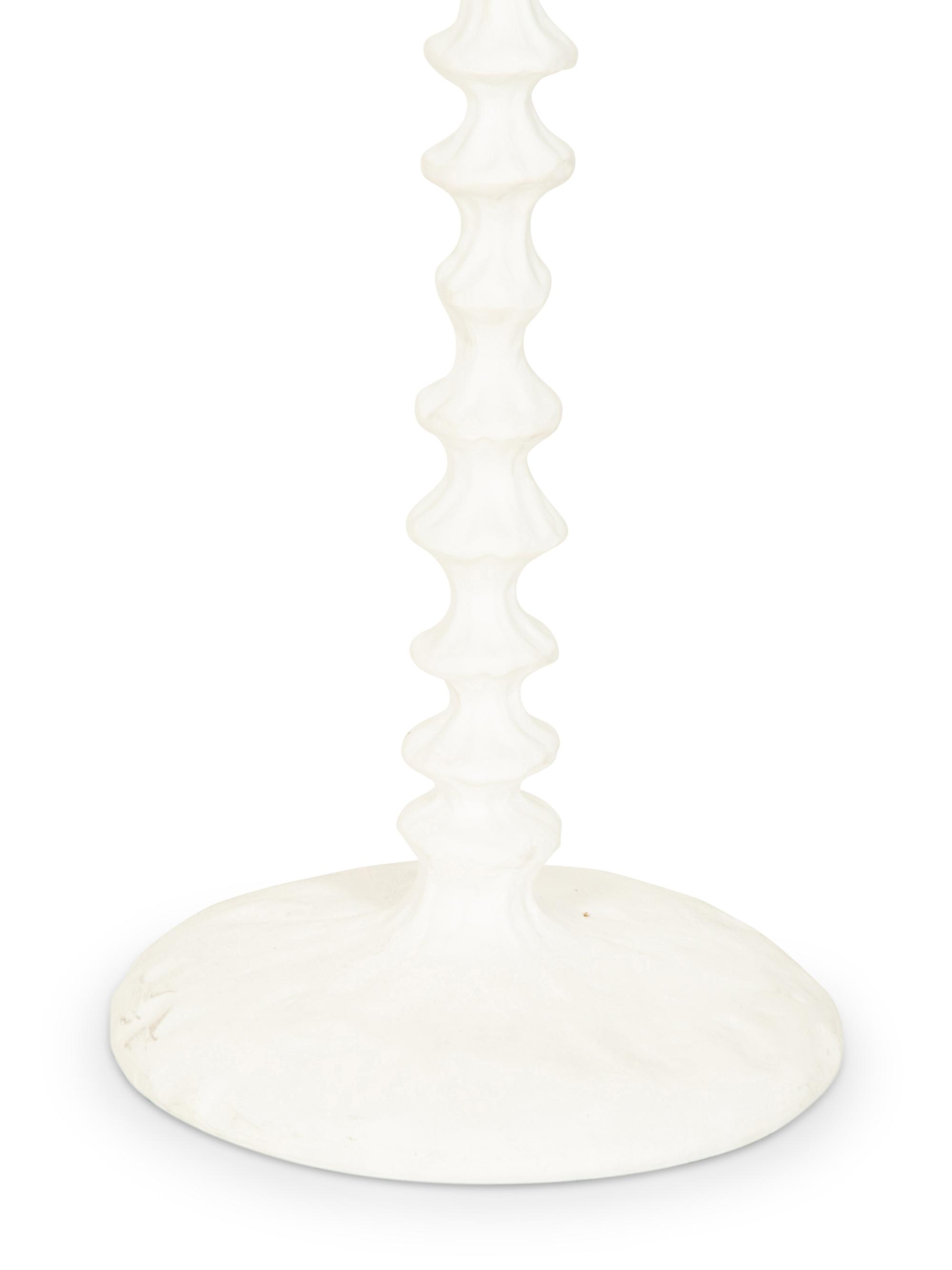 A Pair of Contemporary White Painted Floor Lamps