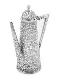 A Group of Five American Silver Repoussé Table Articles
