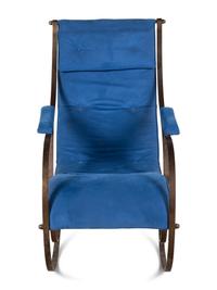 A Victorian Steel 'Nautilus' Rocking Chair