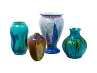 Four Pottery Vases