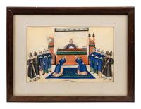 A Group of Twelve Chinese Export Pith Paintings