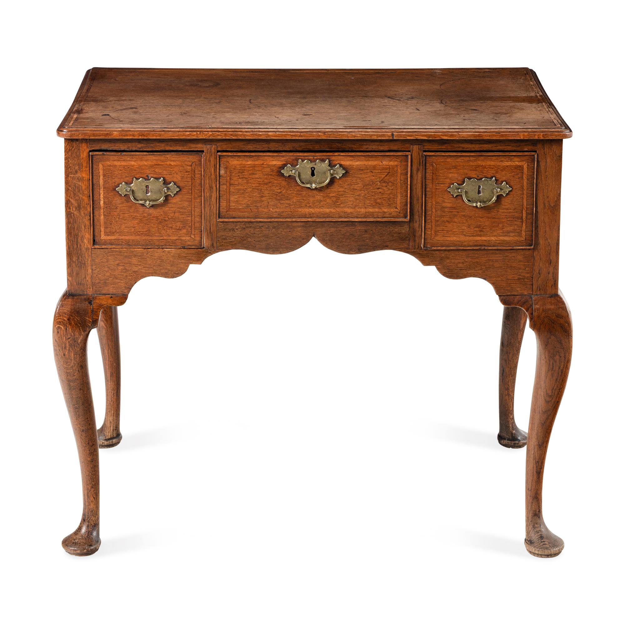 A George II Oak Dressing Table