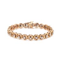 YELLOW GOLD AND DIAMOND BRACELET