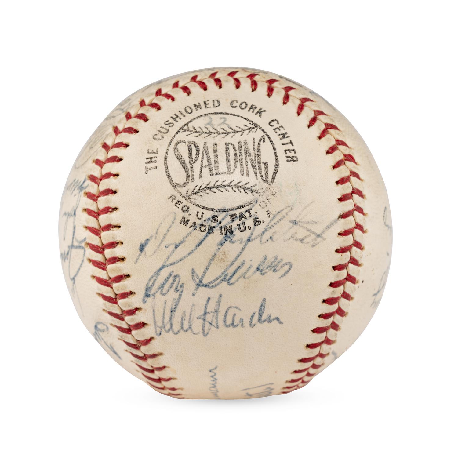 A 1966 Cincinnati Reds Team Signed Autograph Baseball