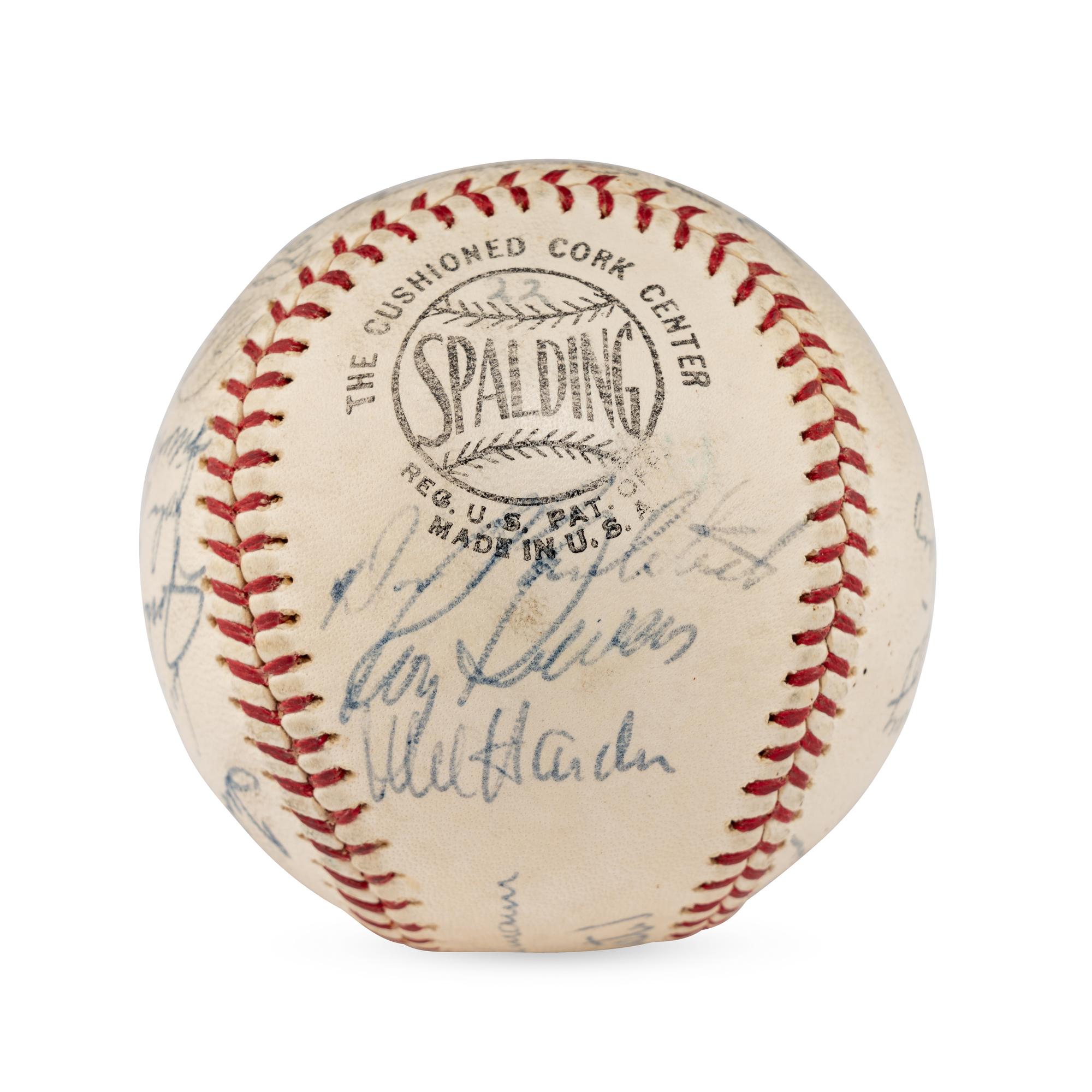 A 1966 Cincinnati Reds Team Signed Autograph Baseball