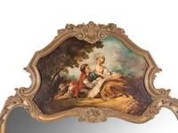 A Louis XV Style Giltwood Trumeau — 19TH CENTURY