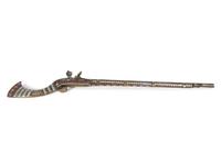 A Highly Decorated Afghan Jezail Rifle with an East India Company Flint Lock