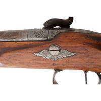 Pair of mid-19th Century Germanic Percussion Target Pistols by A. Dickore of Giessen