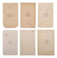 [CIVIL WAR]. A group of 6 CDVs of Brown Water Navy flag officers, comprising: