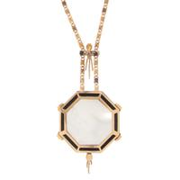 ERTÉ, YELLOW GOLD, DIAMOND, BLACK ONYX, AND MOTHER-OF-PEARL 'AVENTURINE' STATE IV NECKLACE