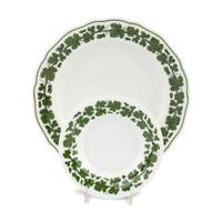 A Meissen Porcelain Green Vine Dinner Service